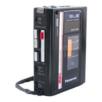 Panasonic RQ-330 Service Manual