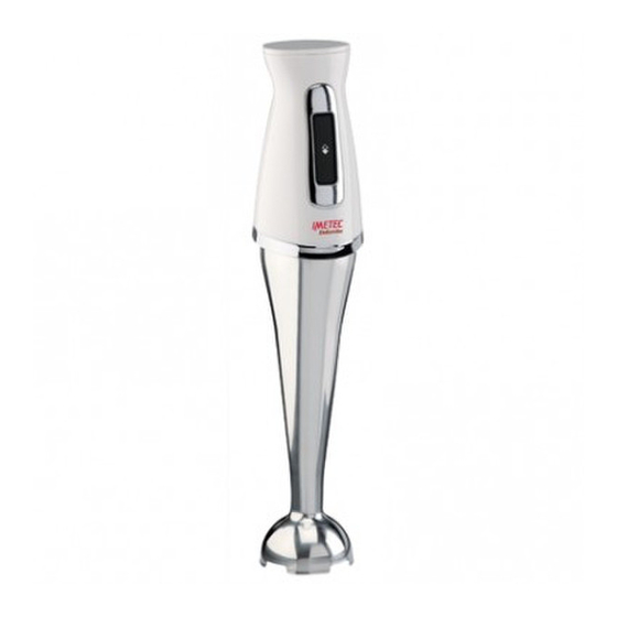 Imetec HAND BLENDER Instructions And Warnings