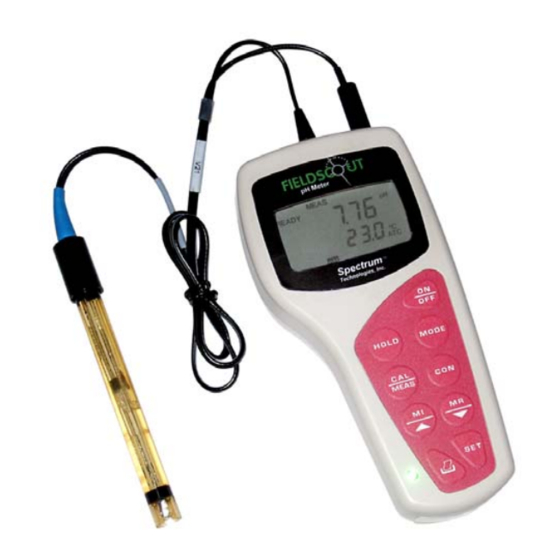 Spectrum Technologies Fieldscout 2120 Product Manual