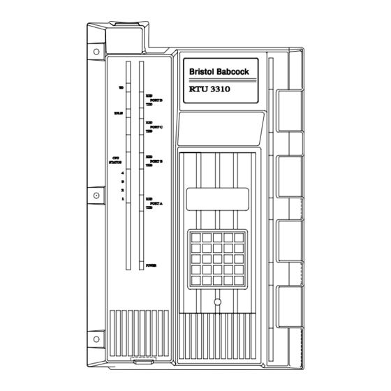 Bristol Babcock 3310 Series Manuals