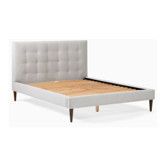 West Elm Grid Tufted Tapered Leg-Low 5943290 Manual