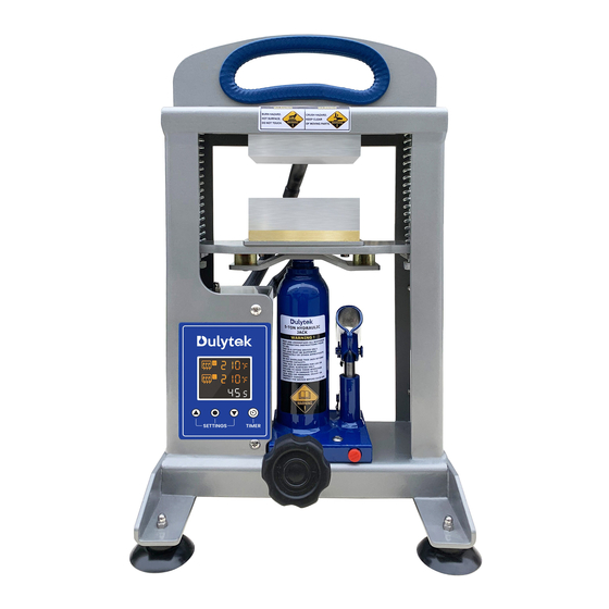 Dulytek DHP5 Series Hydraulic Heat Press Manuals