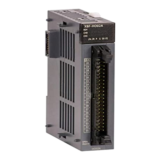 LS Industrial Systems XBF-HO02A User Manual