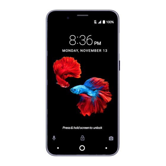 Zte Avid 4 User Manual And Safety Information