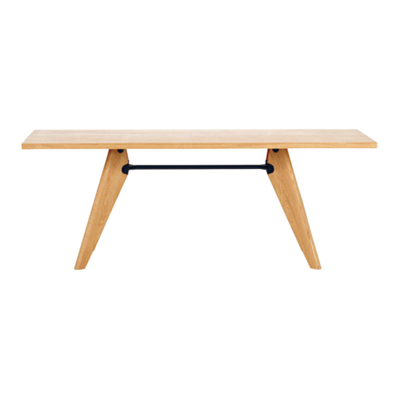 VITRA S.A.M. Bois Assembly Instructions