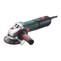 Metabo WEA 15-150 Quick Instructions Manual