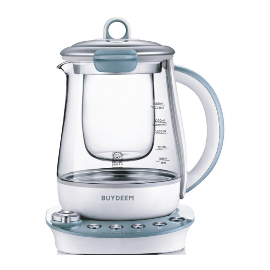 Buydeem K2683 - 1.5L Health-care Beverage Maker Manual