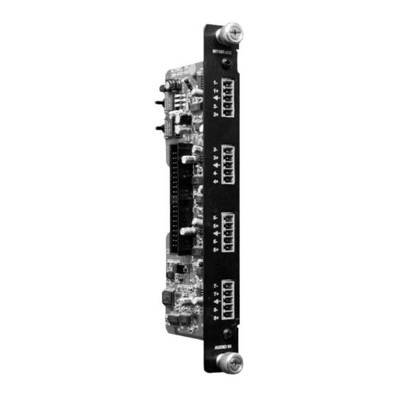 Altinex MULTI-TASKER MT107-202 User Manual
