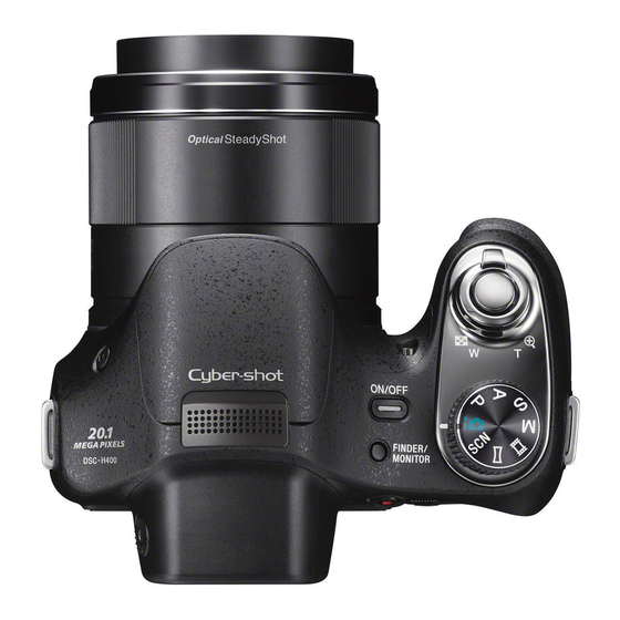 Sony Cyber-shot DSC-H400 Instruction Manual