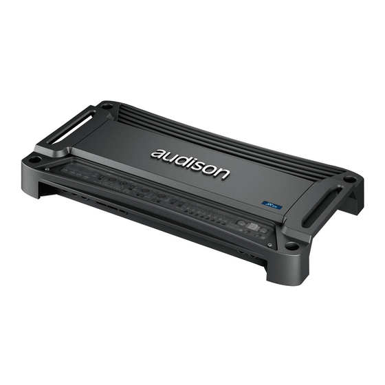 Audison SR 1Dk Advanced Web Manual