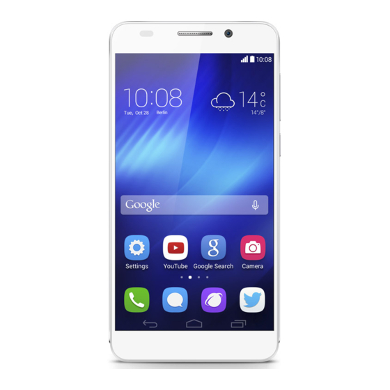 honor 6 Quick Start Manual