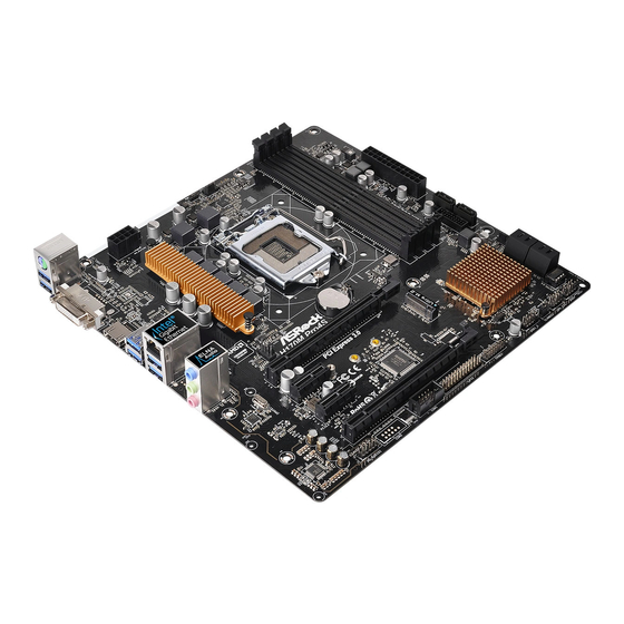 ASROCK H170M Pro4S Manuals