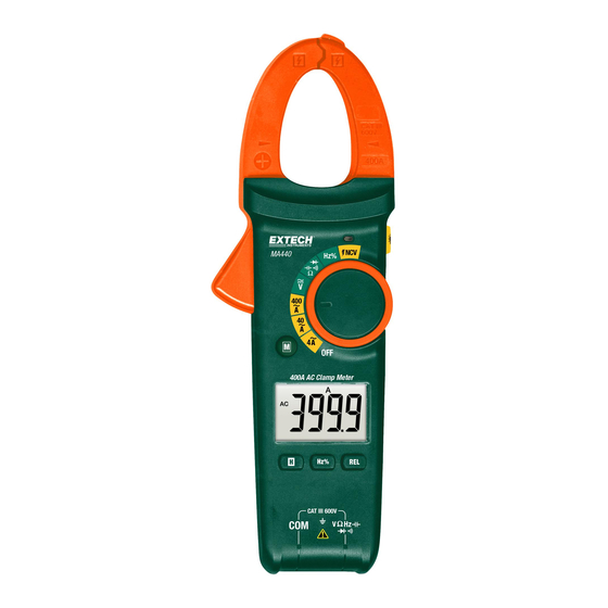 Extech Instruments MA440 User Manual