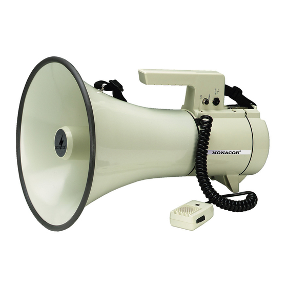 Monacor TM-25 Instruction Manual