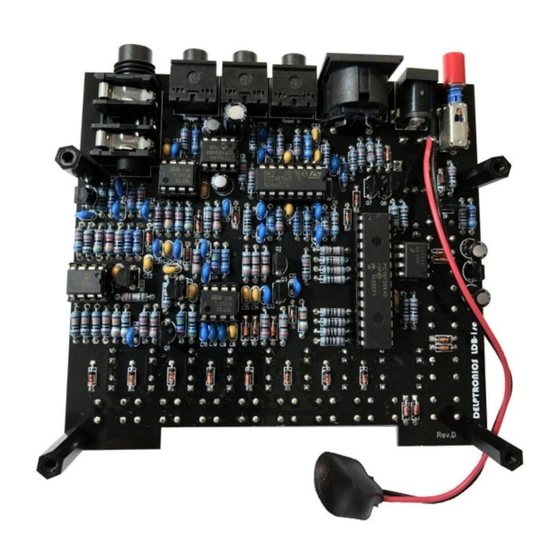 User Manuals: Delptronics LDB-1se Analog Drum Machine