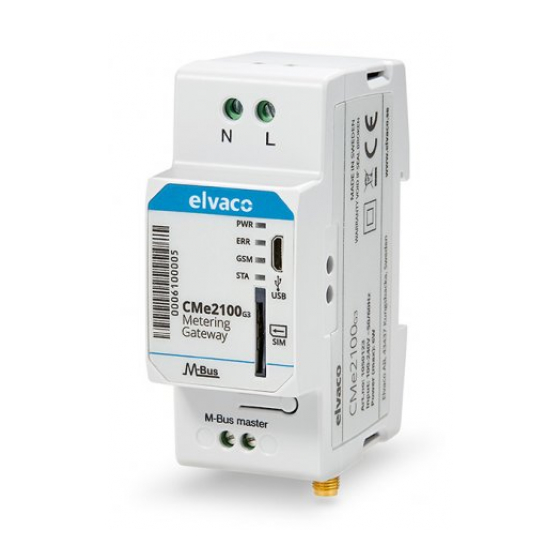 Elvaco CMe2100 gen.3 User Manual