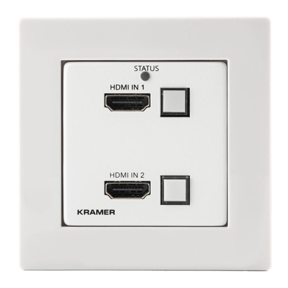 Kramer WP-211X Quick Start Manual