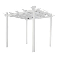 New England Arbors 7.5 x 7.5 Cardiff Pergola Assembly Manual