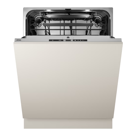 User Manuals: Atag DW7214MC Built-in Dishwasher
