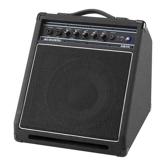 Acoustic AB50 User Manual