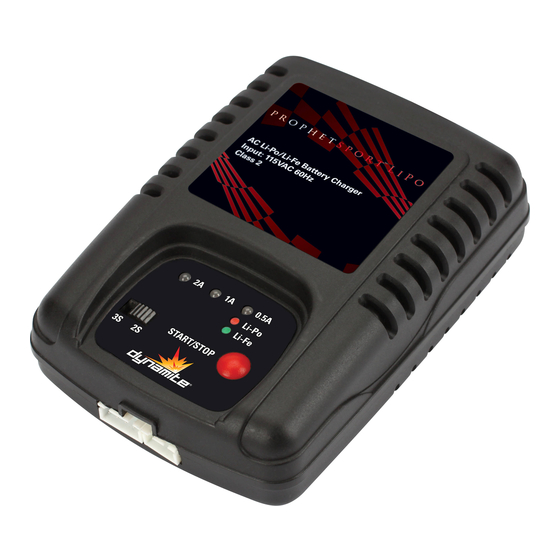 Dynamite Prophet Sport Lipo Instruction Manual