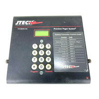 JTECH 2600 Installation, Programming And Operator Manual