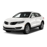 Lincoln MKX 2017 Quick Reference Manual