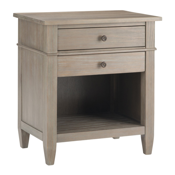 Simpli Home Carlton 3AXCCRL-11GR Manual