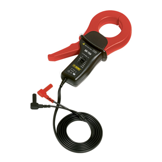 AEMC instruments SR759 User Manual