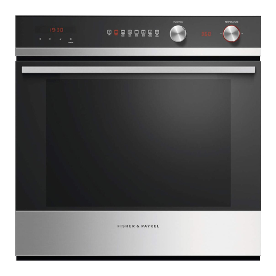 Fisher & Paykel OB24SCD7PX1 User Manual