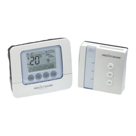Horstmann C-Stat 17-ZW Installation Instructions Manual