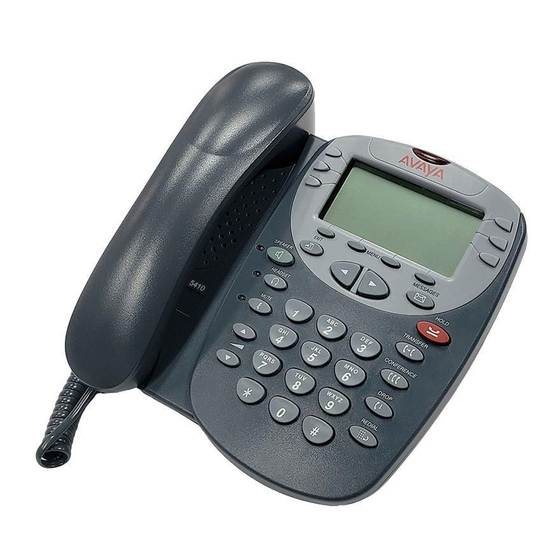 Avaya IP Office 5410 Quick Reference Manual