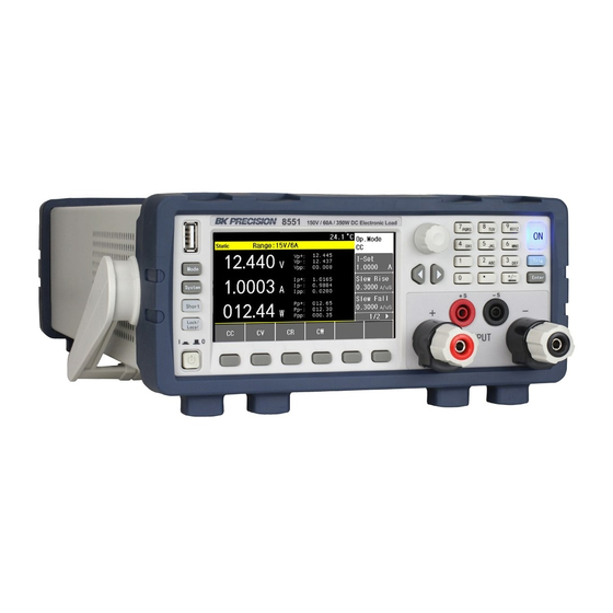 BK Precision 8550 Series User Manual