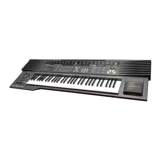 Kawai SUPER LAB FS2000 Owner's Manual