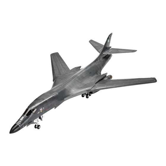 REVELL B-1B Lancer Manuals