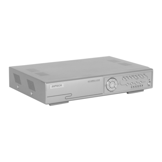 User Manuals: Velleman DVR4MQAEE MPEG-4 real-time DVR