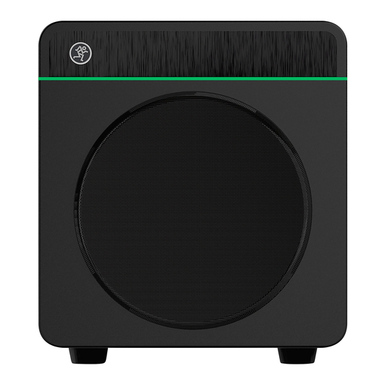 Mackie CR8S-XBT Owner's Manual