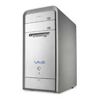 Sony PCV-RS210 - Vaio Desktop Computer Service Manual