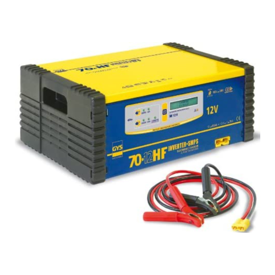 GYS Inverter 70-12HF Safety And Operating Instructions Manual