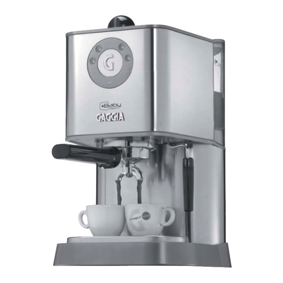 Gaggia New Baby Manuals