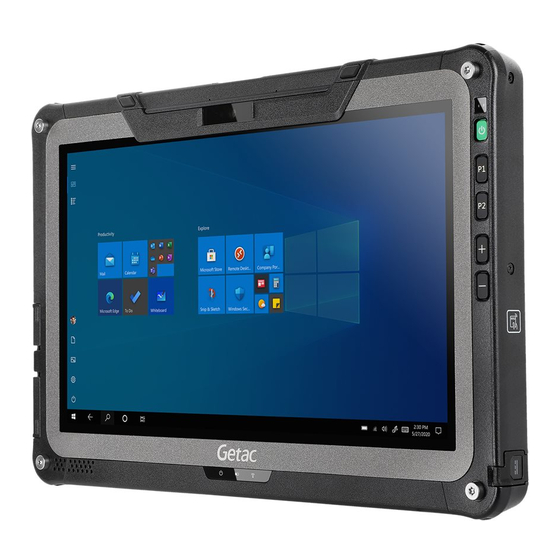 Getac F110G6 Replacement Instructions Manual