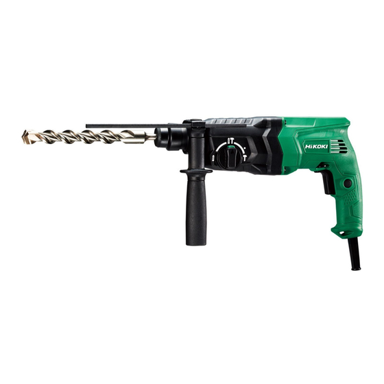 HIKOKI DH 26PB2 Handling Instructions Manual