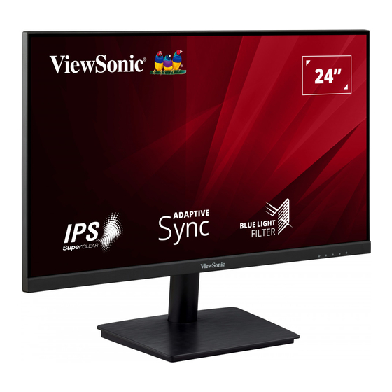ViewSonic VA2409-MH Quick Start Manual