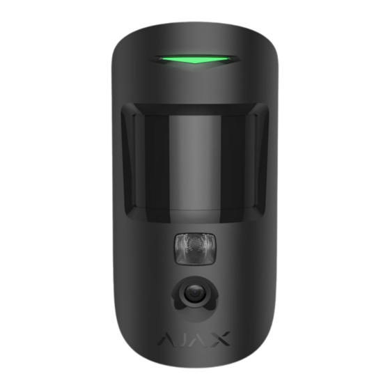 AJAX MotionCam Jeweller User Manual