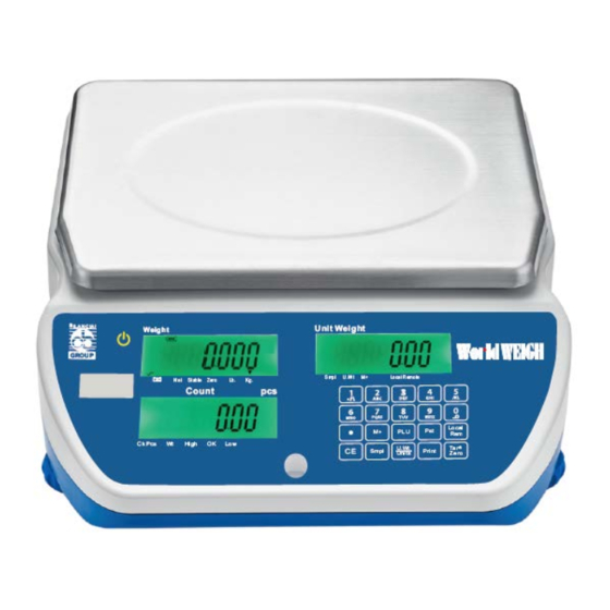WorldWEIGH CA101 Series Instruction Manual
