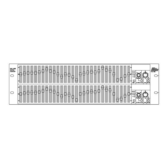 BSS Audio FCS-960 User Manual