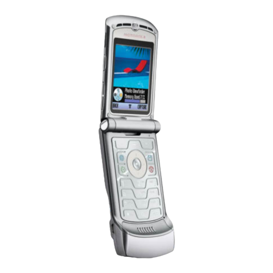 Motorola MOTORAZR V3 Owner's Manual