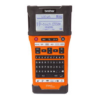 Brother P-touch E550W User Manual