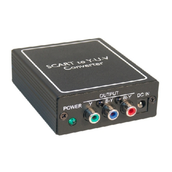 Converters.TV 46 Operation Manual