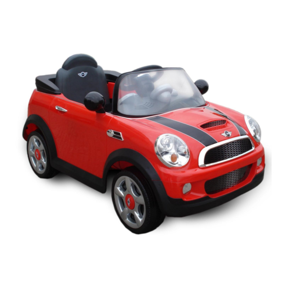 ROLLPLAY 6V MINI COOPER S MOTORIZED TOY CAR CUSTOMER SERVICE MANUAL ...